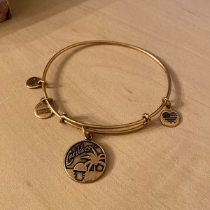 NWOT Alex and Ani adjustable Caribbean charm bracelet